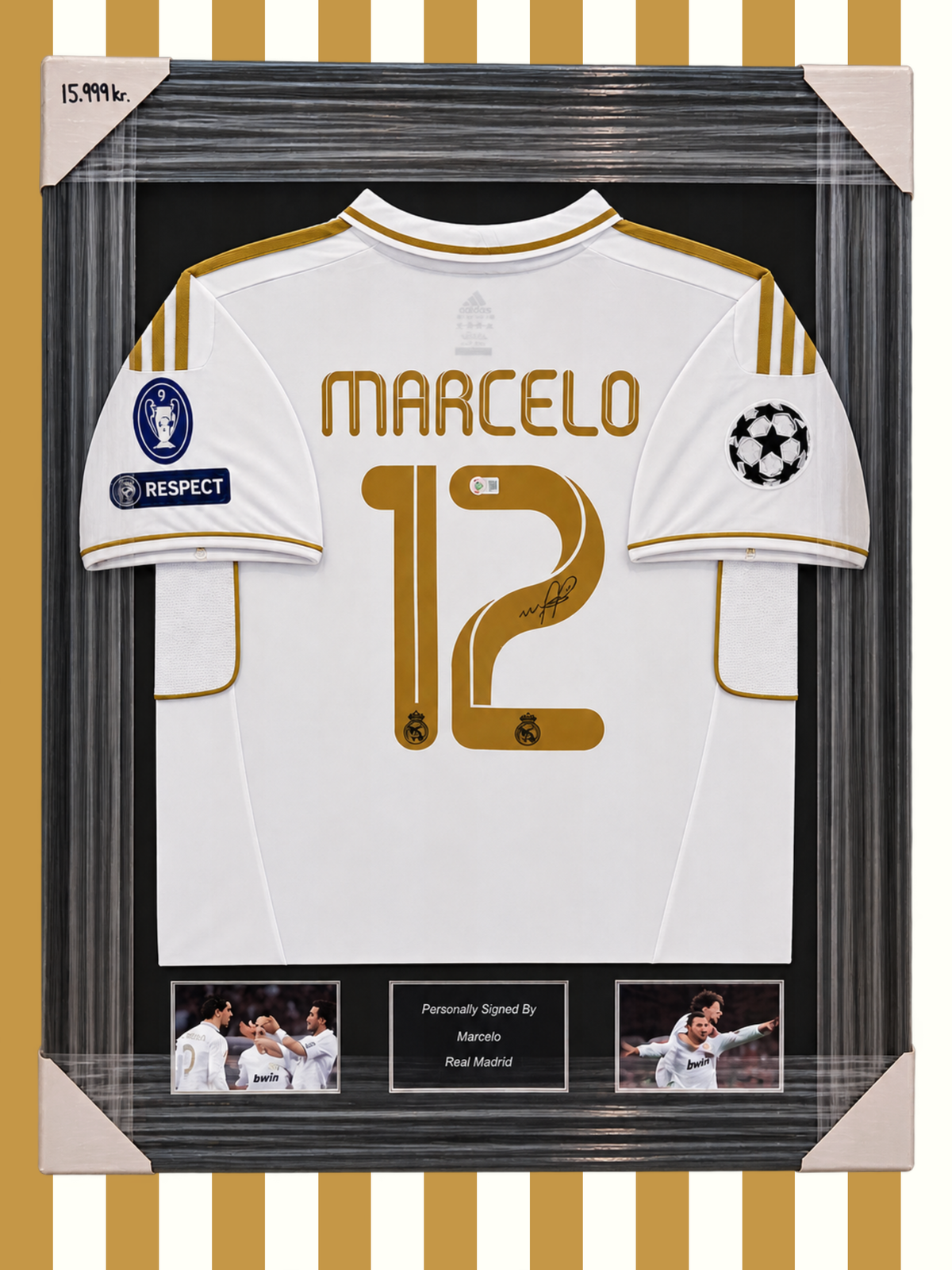 Marcelo Real Madrid 11/12 SIGNED