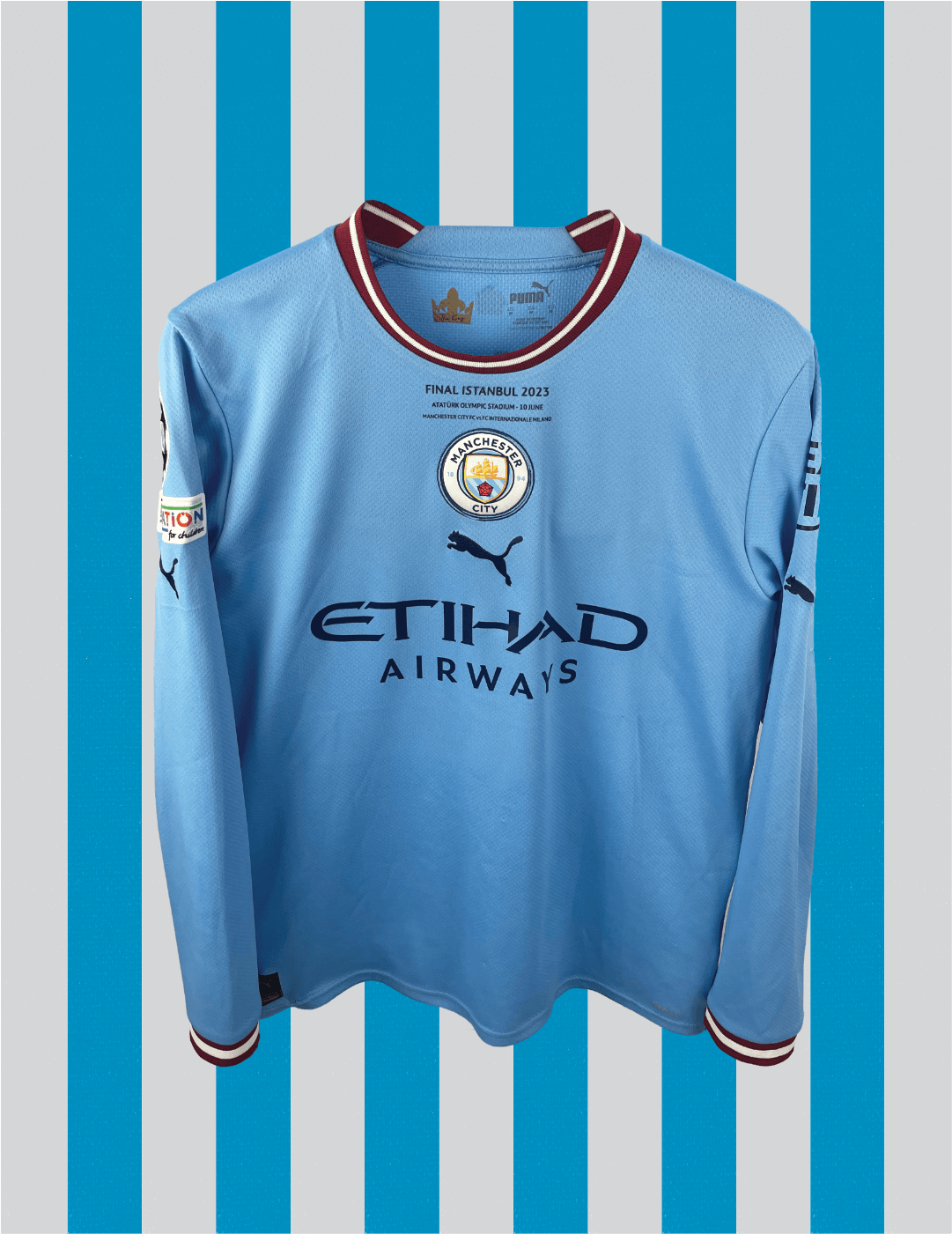 Erling Haaland Manchester City 22/23 FINALPRINT - M