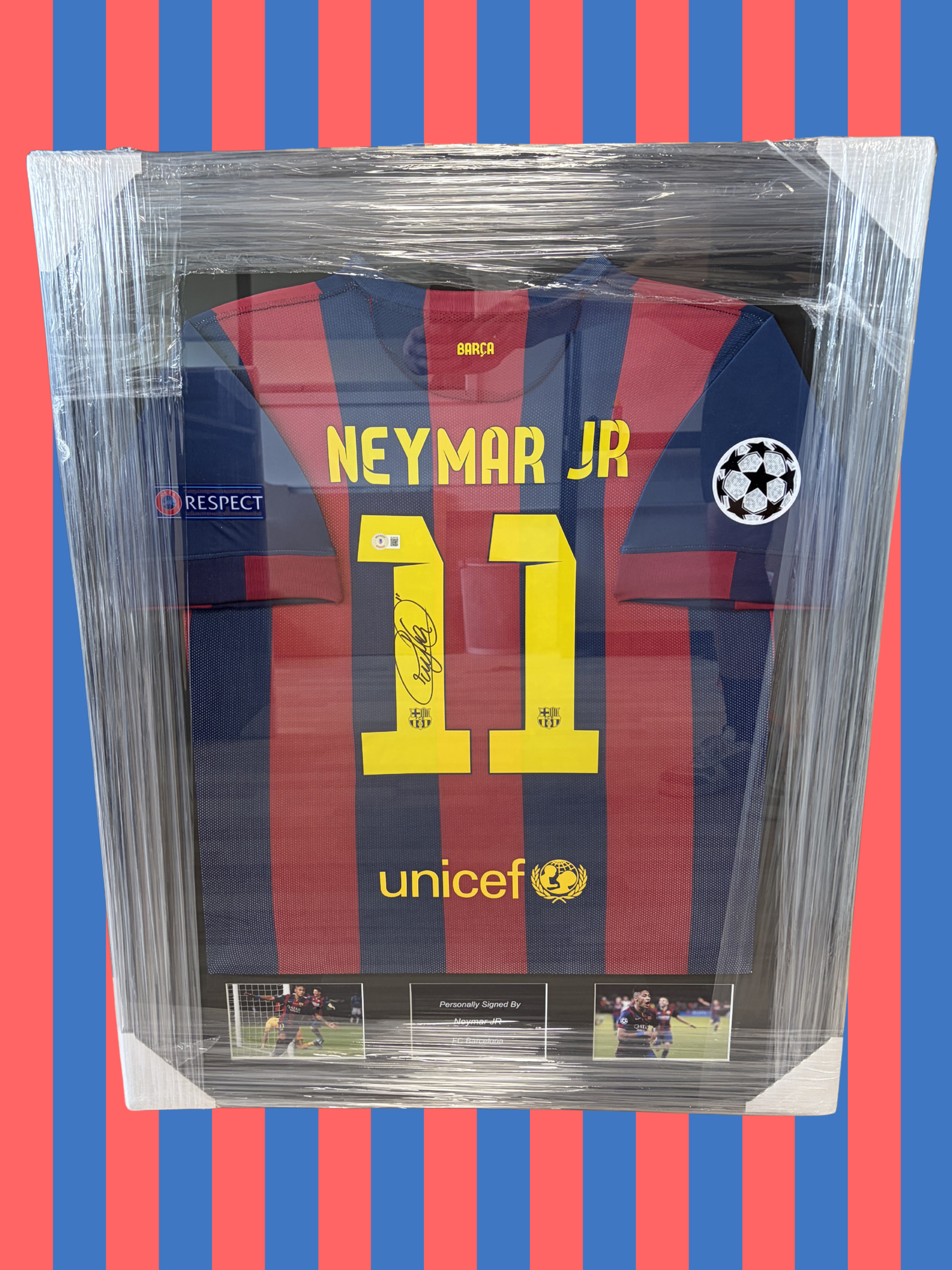 Neymar Barcelona 14/15 SIGNED