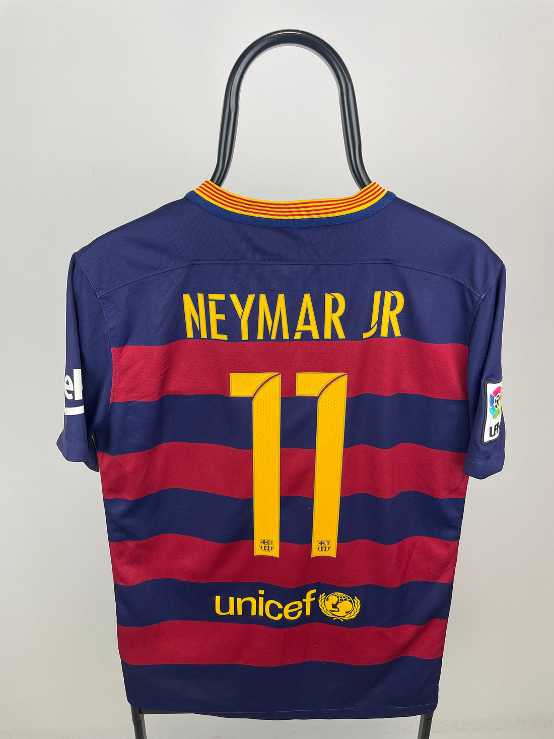 Neymar JR Barcelona 15/16 hjemmebanetrøje - M