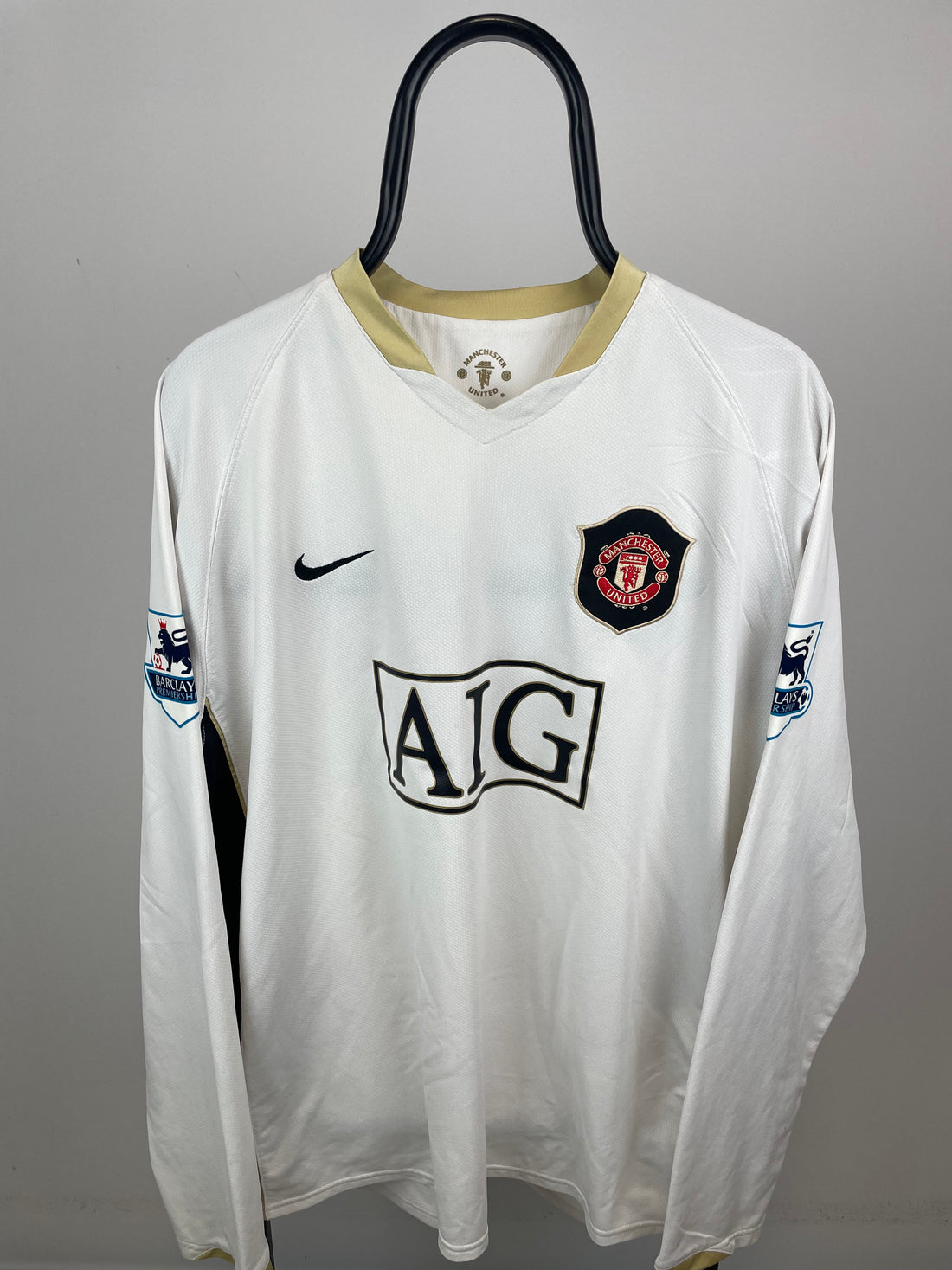 Cristiano Ronaldo Manchester United 06/07 langærmet udebanetrøje - XXL