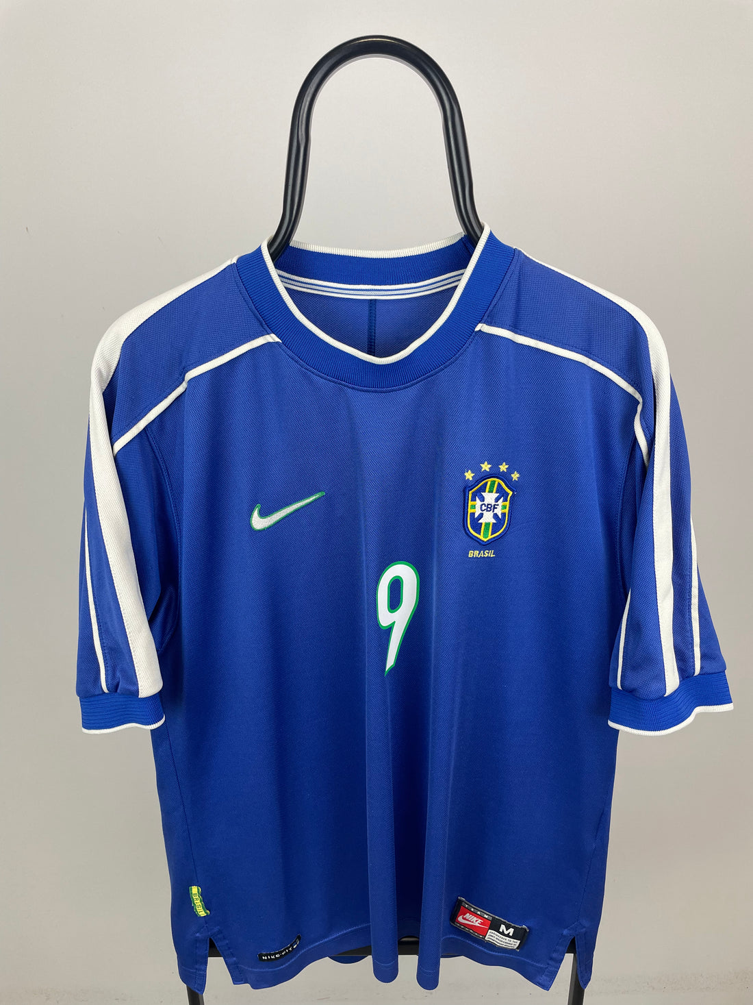 Ronaldo Nazario Brasilien 98/00 udebanetrøje - M