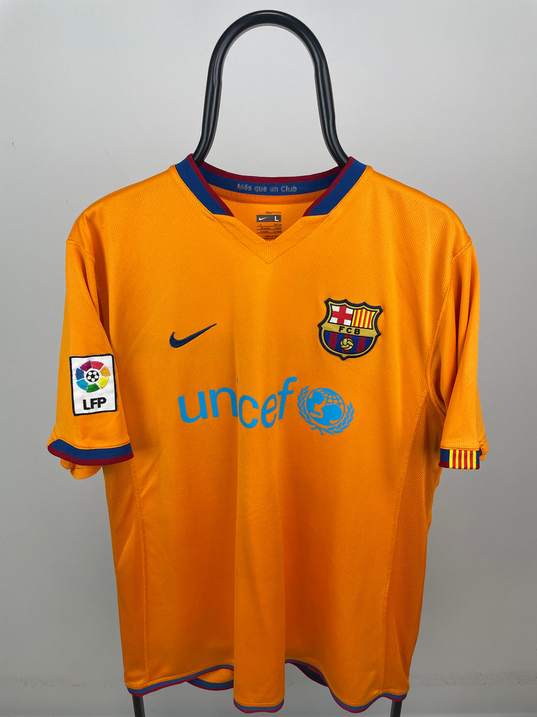 Lionel Messi FC Barcelona 06/07 udebanetrøje - L