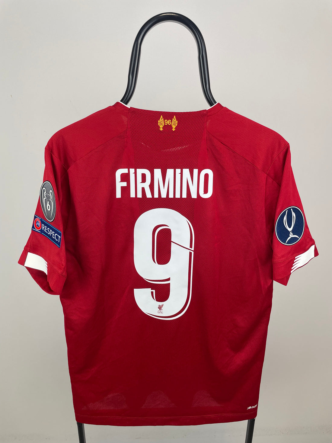 Roberto Firmino Liverpool 19/20 hjemmebanetrøje FINALETRYK - M