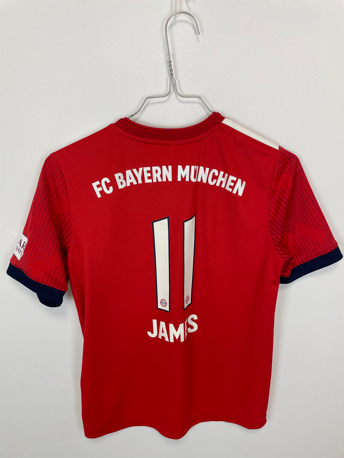 James Rodriguez Bayern München 18/19 hjemmebanetrøje - 11/12 år