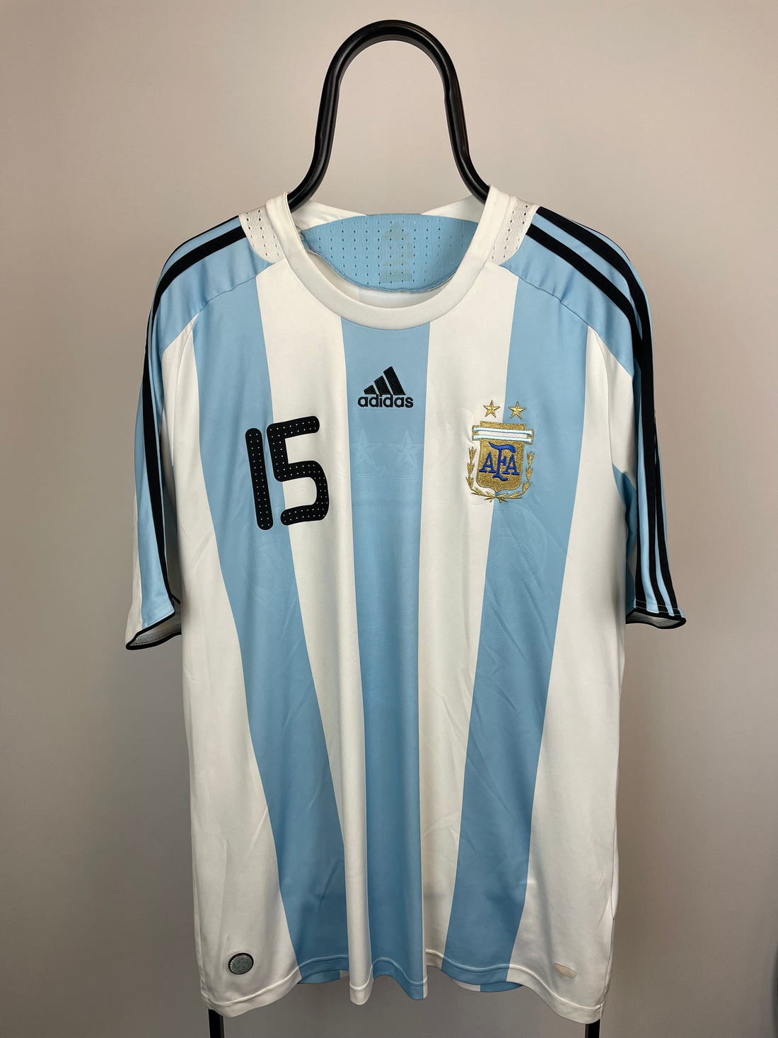 Lionel Messi Argentina 08/10 hjemmebanetrøje - XL