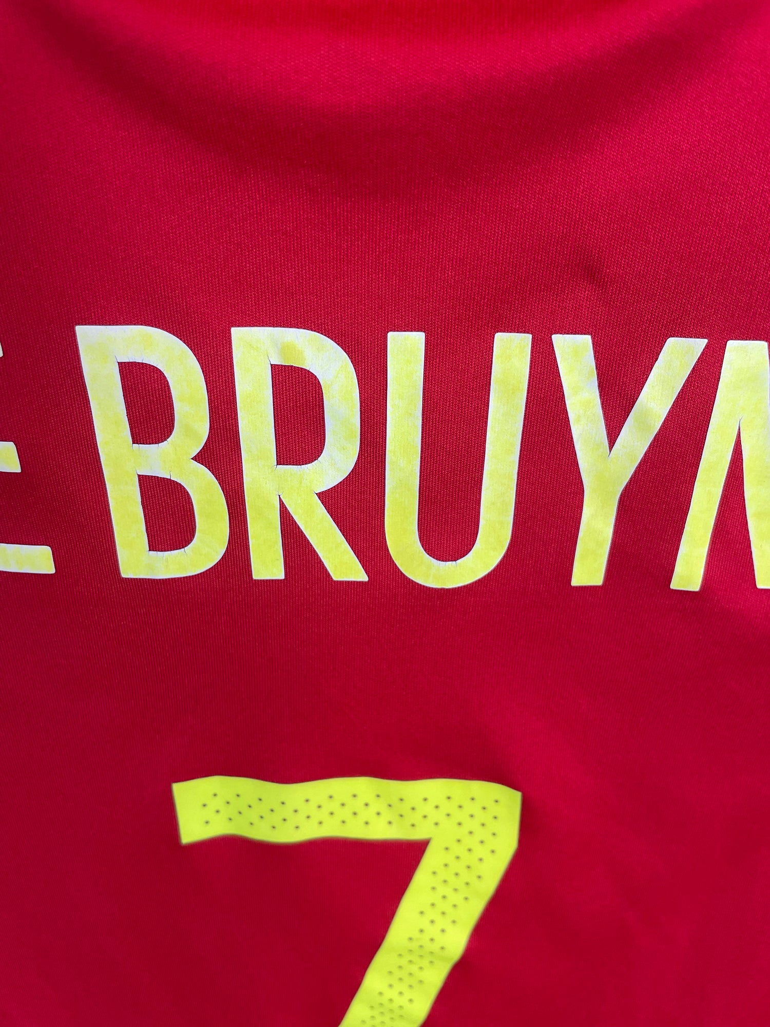 Kevin De Bruyne Belgien 16/18 hjemmebanetrøje - 9/10 år