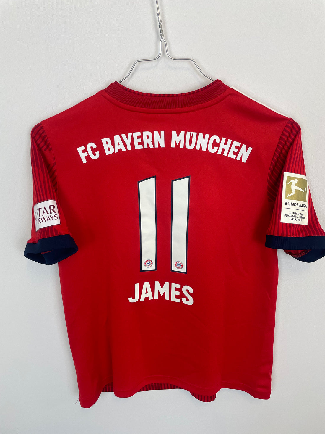 James Rodriguez Bayern München 18/19 hjemmebanetrøje - 11/12 år
