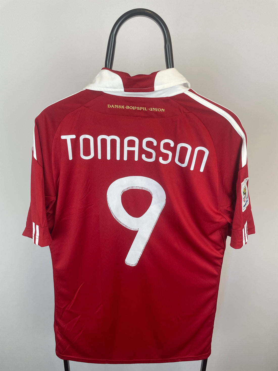 Jon Dahl Tomasson Danmark 10/12 hjemmebanetrøje - M