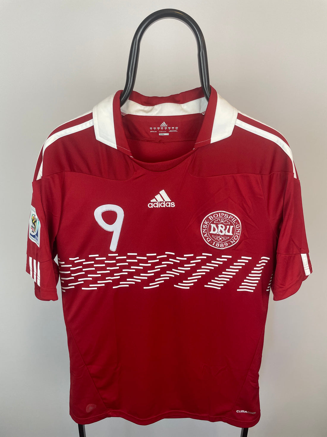 Jon Dahl Tomasson Danmark 10/12 hjemmebanetrøje - M