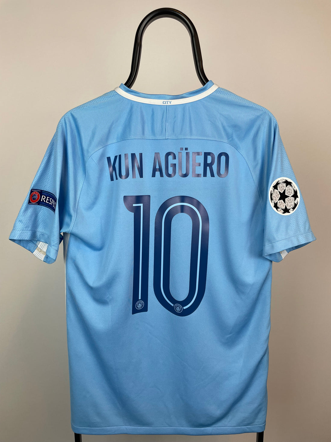 Sergio Kun Agüero Manchester City Heimtrikot 17/18 - M