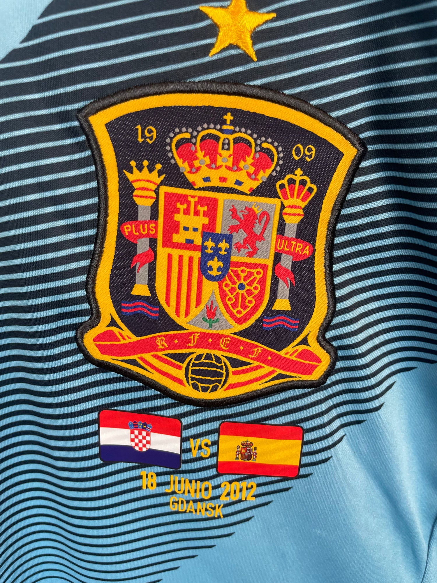 Fernando Torres Spanien 11/12 udebanetrøje KAMPDETALJER - M