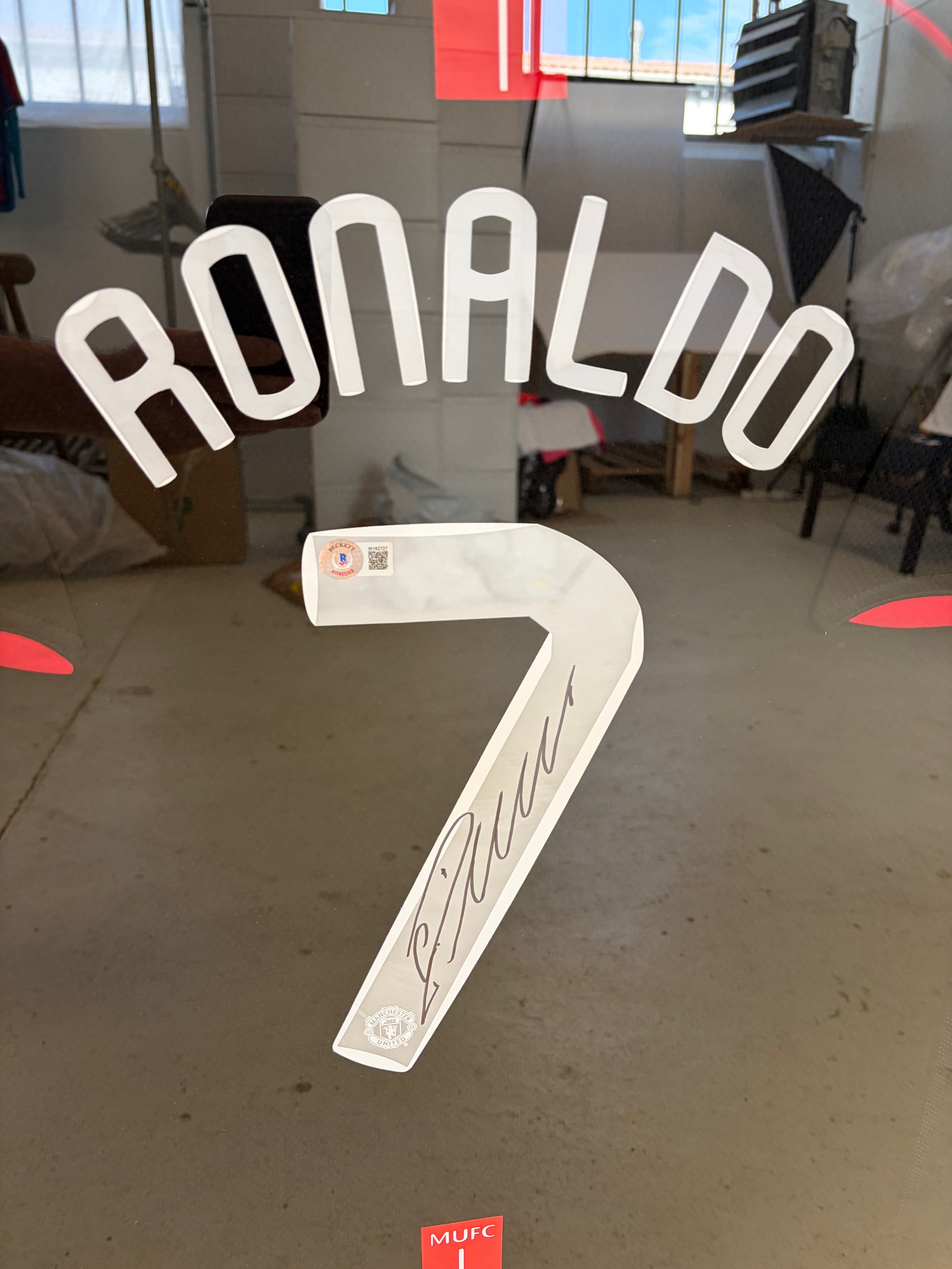 Cristiano Ronaldo Manchester United 07/08 SIGNED