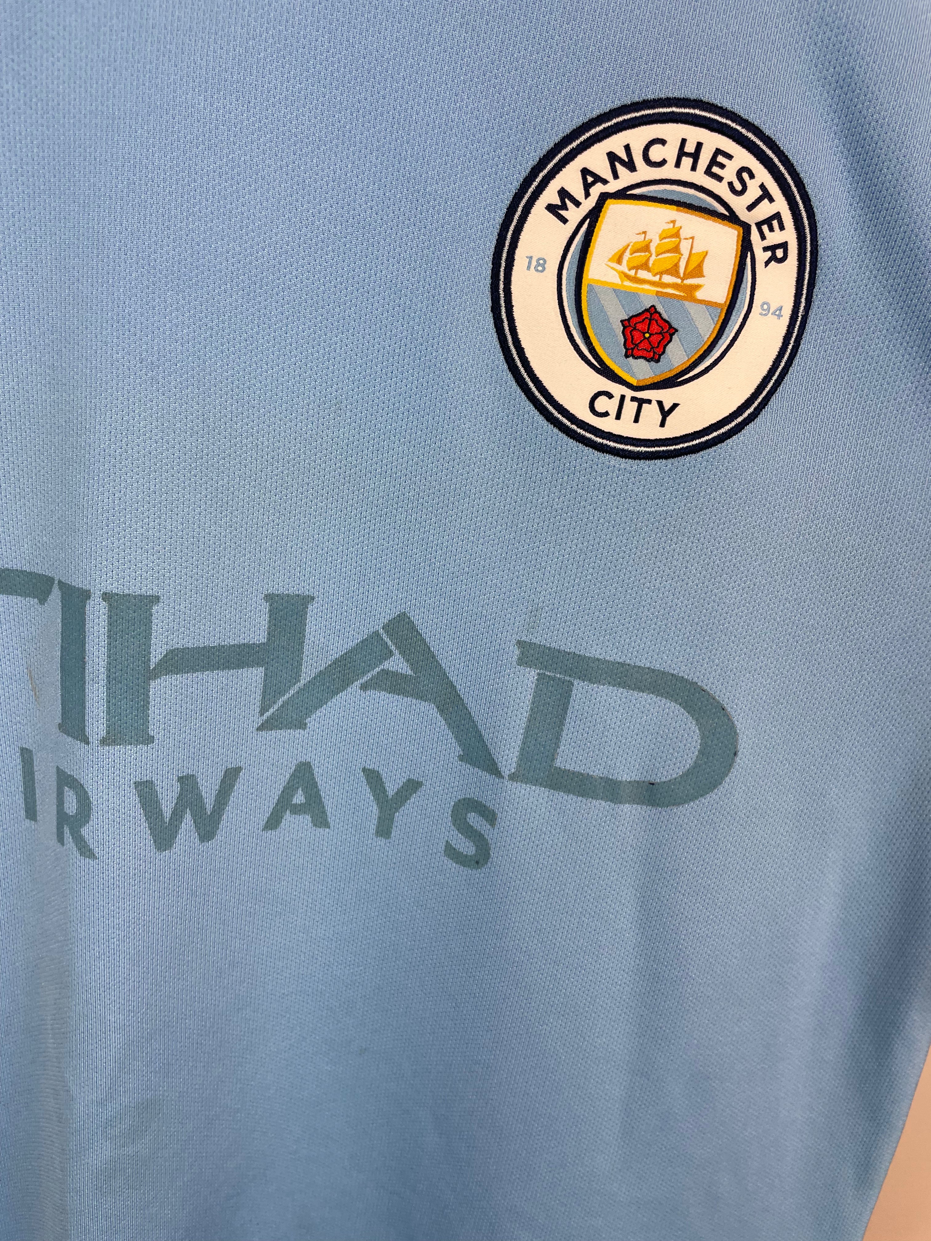 Sergio Kun Agüero Manchester City Heimtrikot 17/18 - M