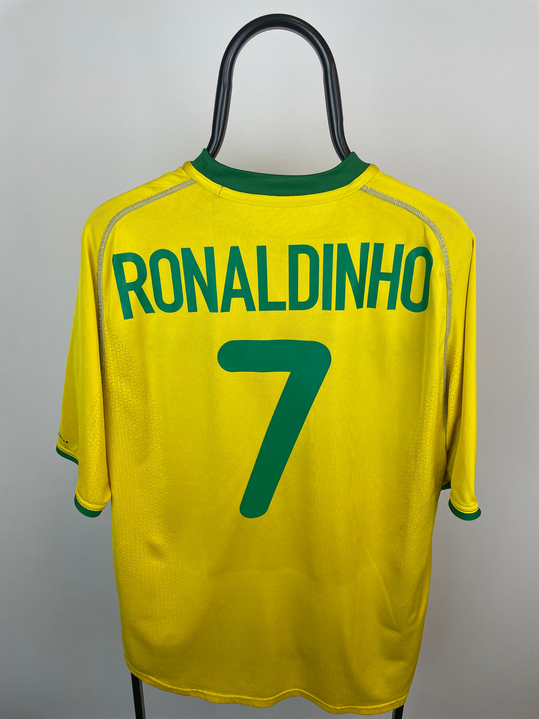 Ronaldinho Brasilien 00/02 hjemmebanetrøje - L