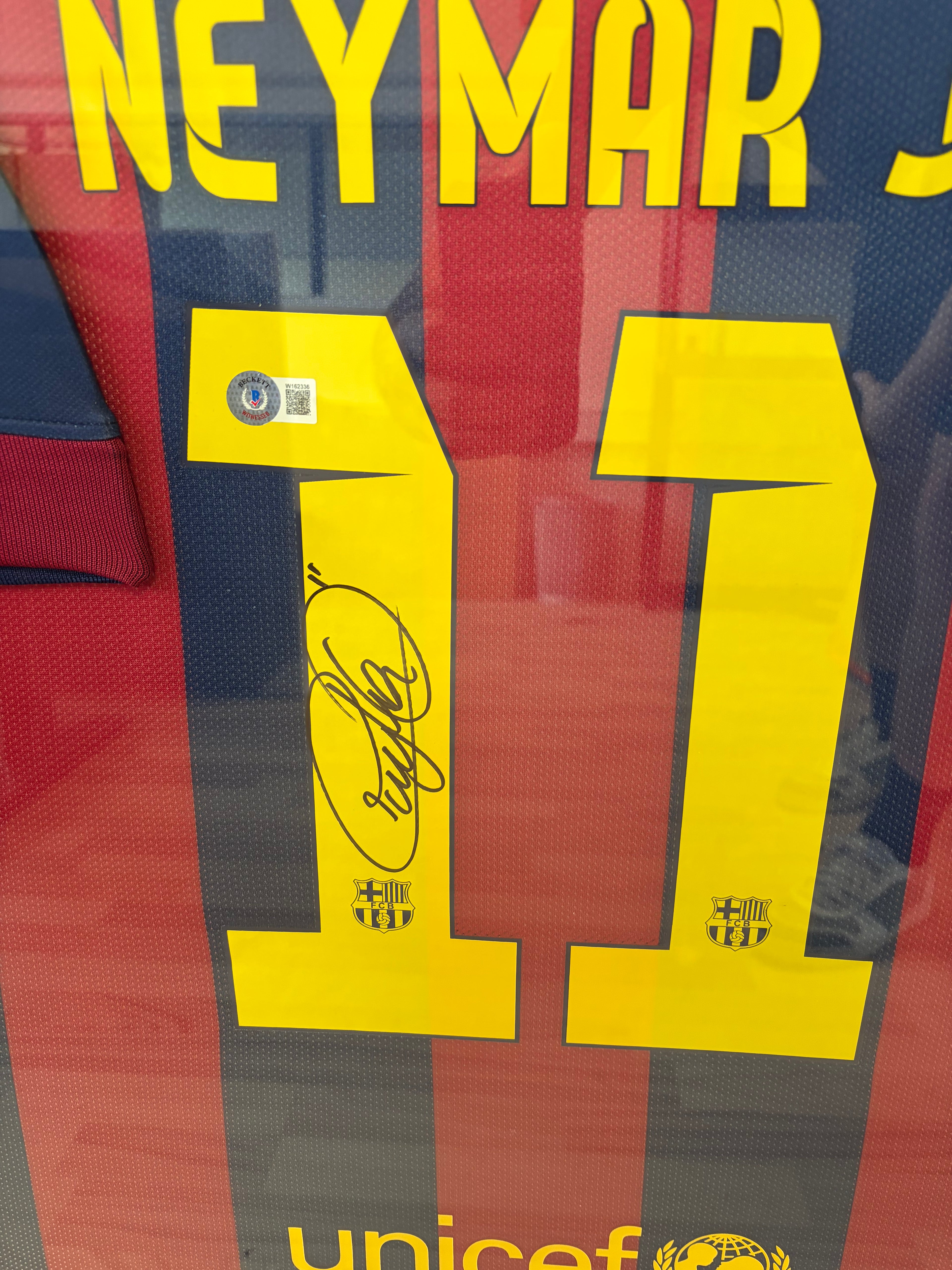 Neymar Barcelona 14/15 SIGNED