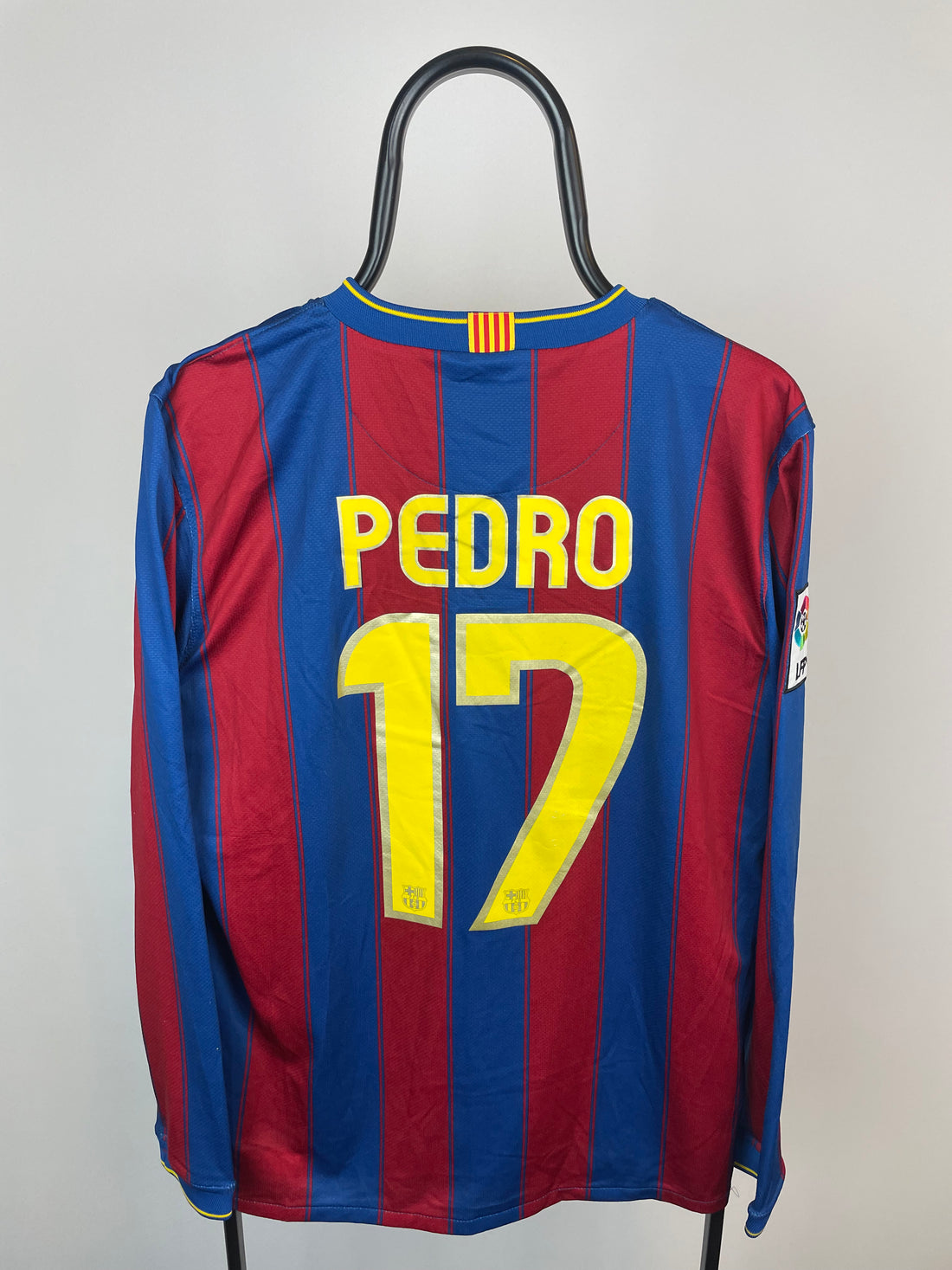 Pedro Barcelona 10/11 langærmet hjemmebanetrøje - M