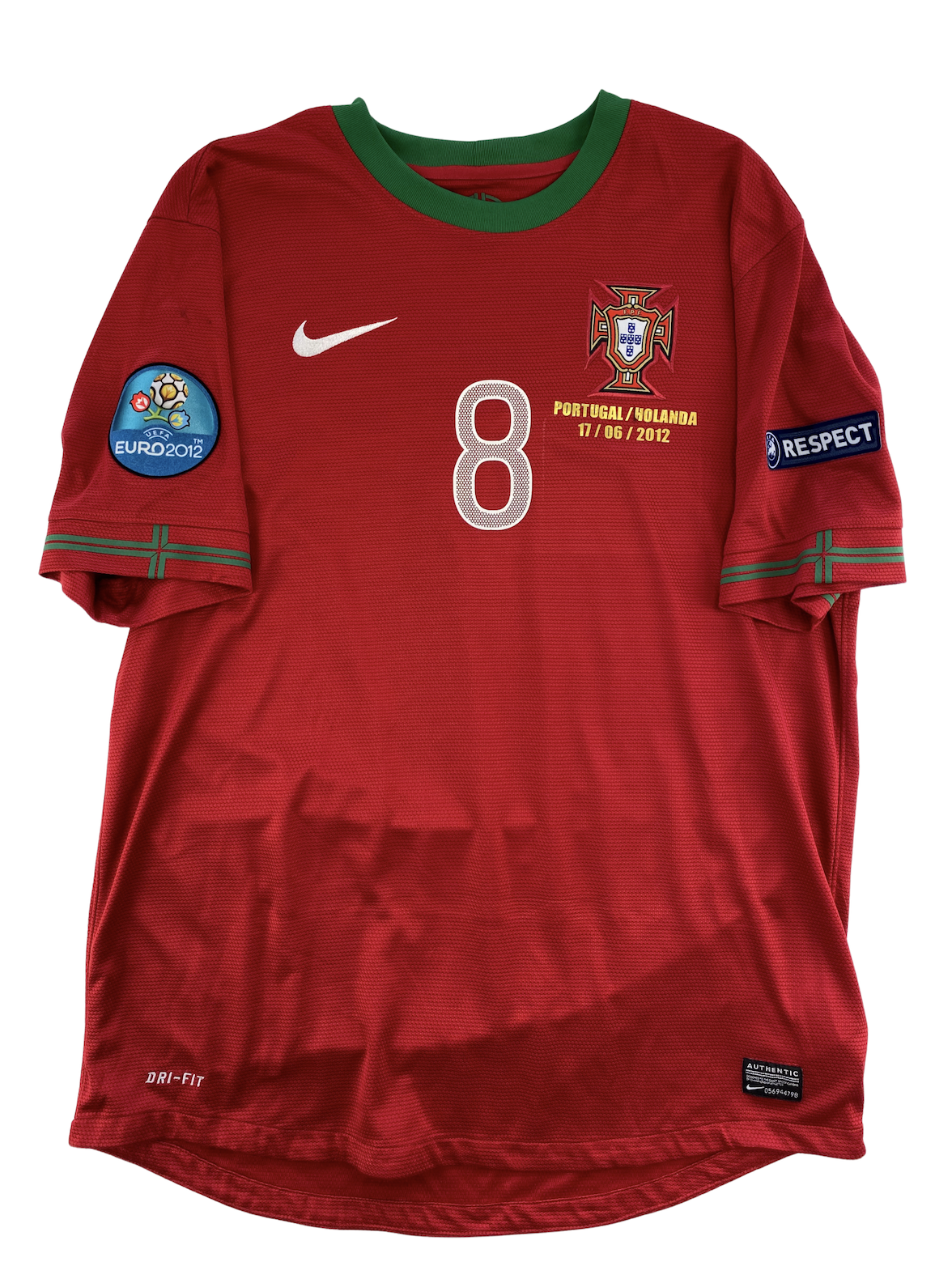 Joao Mouthinho Portugal 12/14 Heimtrikot SPIELDETAILS - L