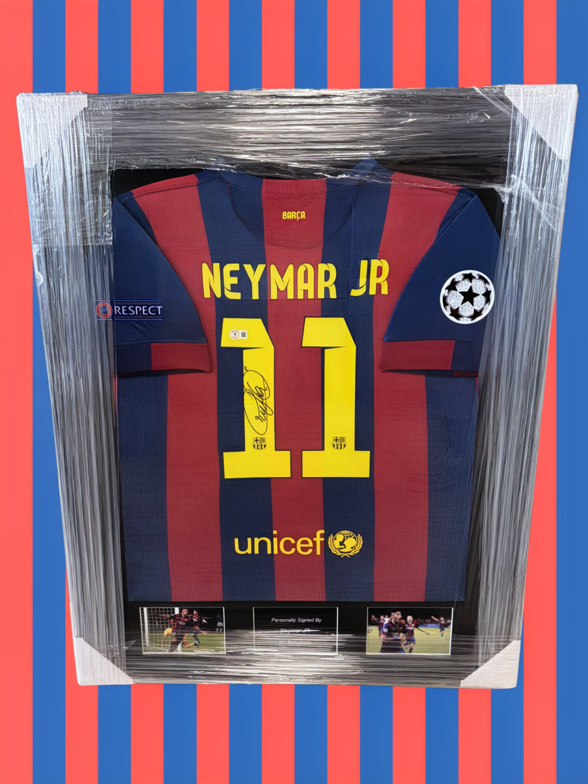 Neymar Barcelona 14/15 SIGNED