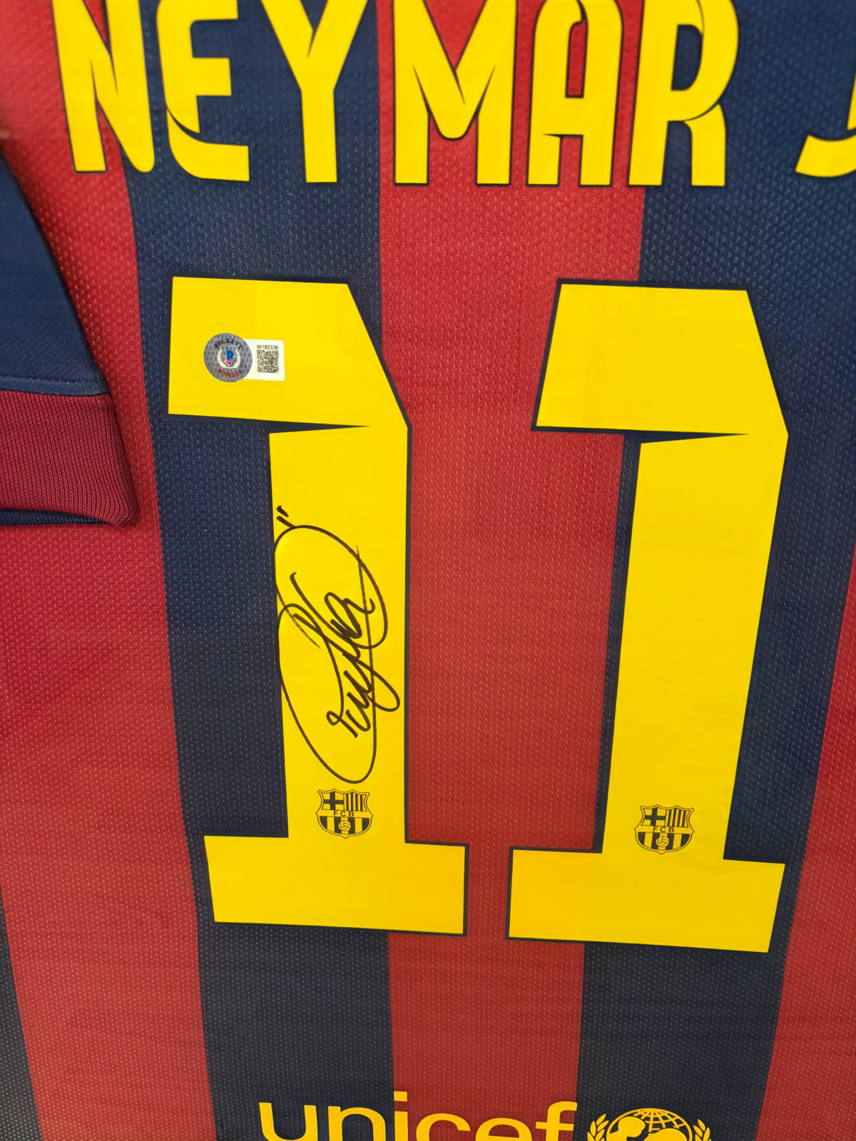 Neymar Barcelona 14/15 SIGNED